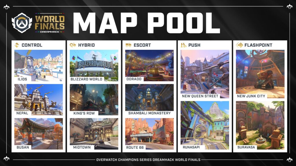 OWCS World Finals map pool revealed