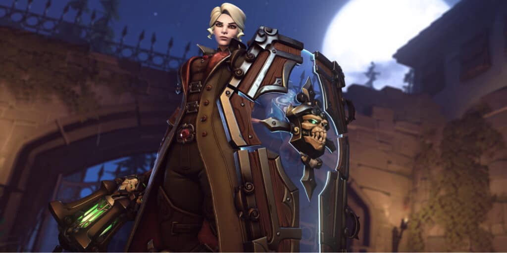 Brigitte in a Vampire Hunter skin