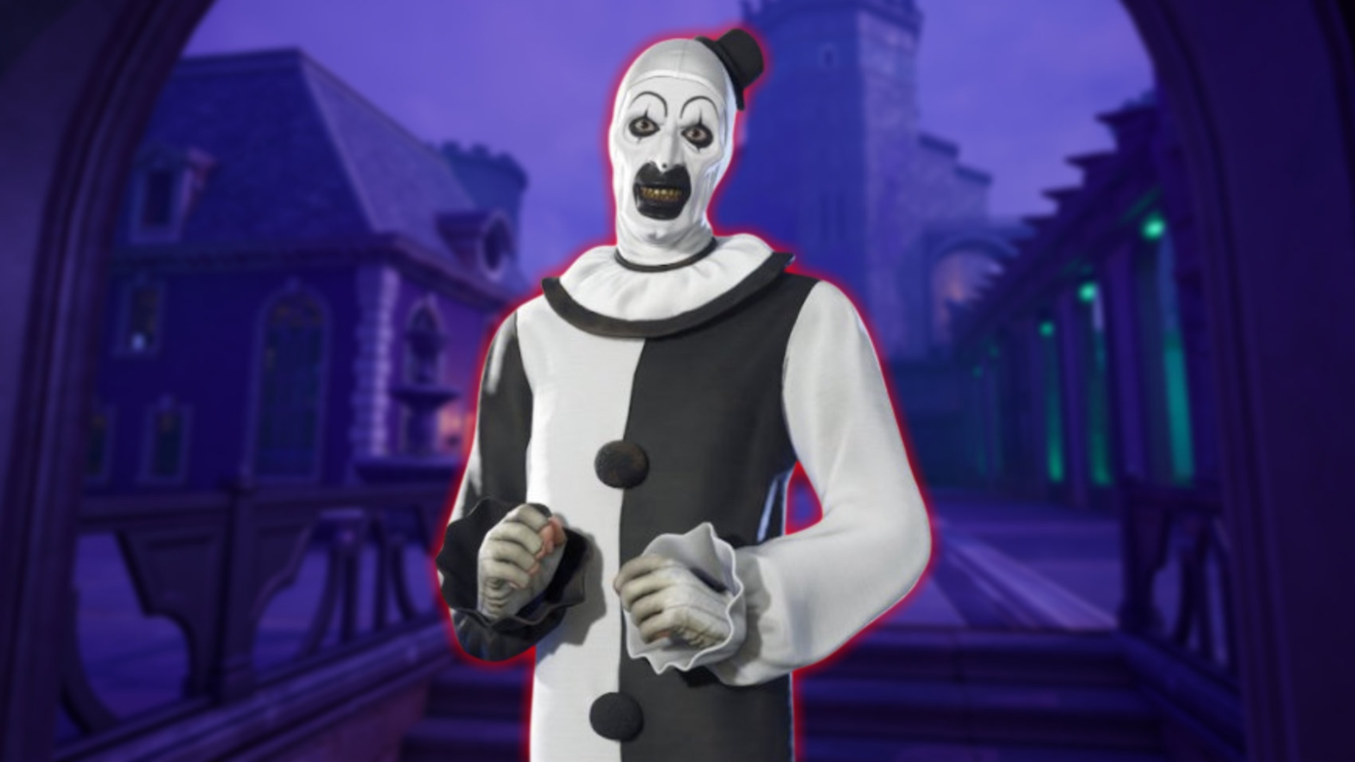 Fortnite and Terrifier collide as Art the Clown brings his heinous humor to the island